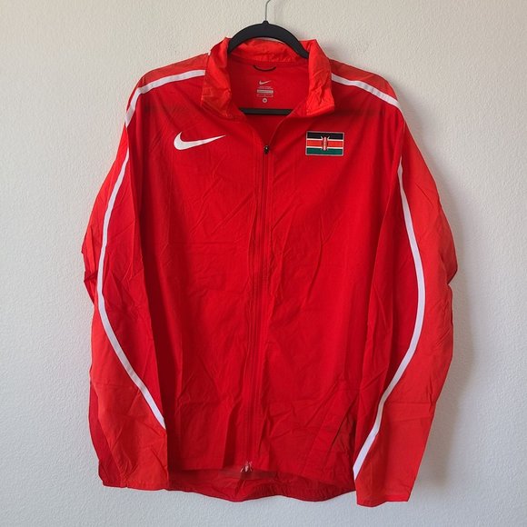 NEW Nike Pro Elite Kenya Team Lightweight Jacket 800585-611 Size M Red NWOT